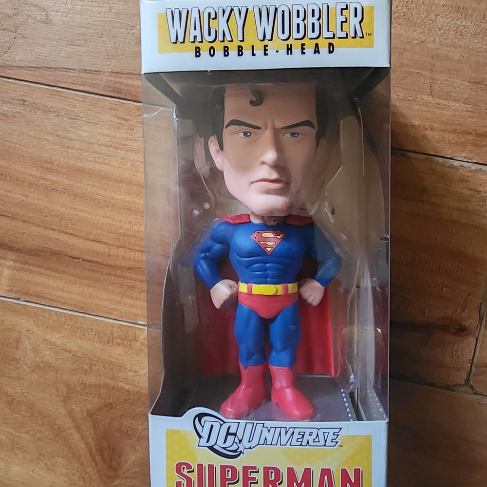 DC Comics Superman Bobblehead with Red and Blue Suit